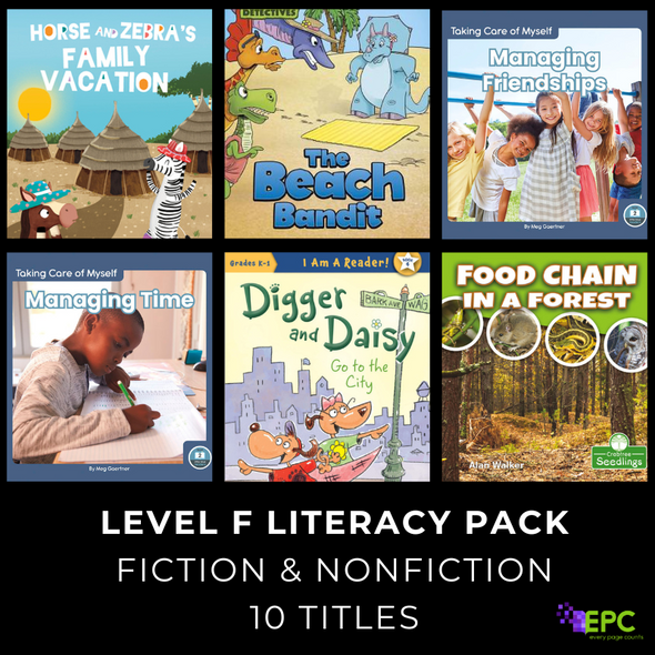 Level F Literacy Fiction/Nonfiction Pack (10 Titles)