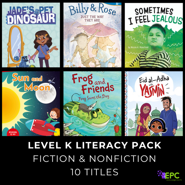Level K Literacy Fiction/Nonfiction Pack (10 Titles)