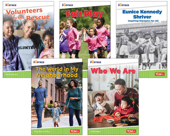 iCivics Grade 1: Community & Social Awareness 5-Book Set,  (Paperback)
