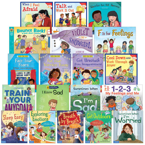 Mental Health Kindergarten, First/Second Grade 19-Book Updated Set,  (Multi-item Shrinkwrapped)
