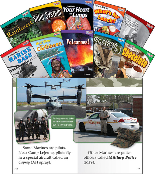 TIME FOR KIDS® Informational Text Grade 2 Readers Set 3 10-Book Set,  (Paperback)