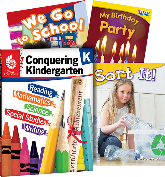 Conquering Kindergarten, 4-Book Set,  (Paperback)