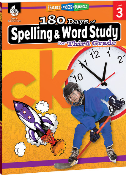180 Days: Spelling and Word Study for Third Grade, Practice, Assess, Diagnose (Paperback)