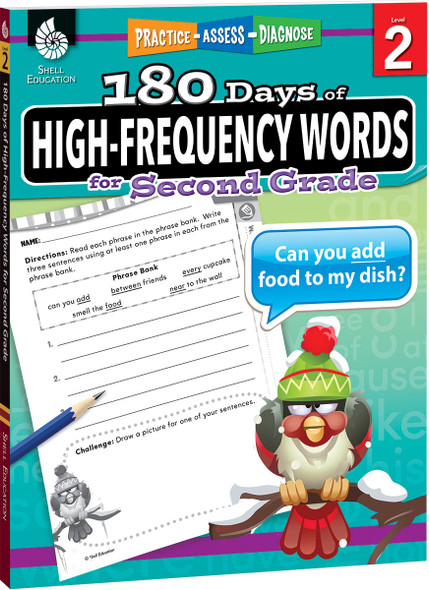 180 Days: High-Frequency Words for Second Grade, Practice, Assess, Diagnose (Paperback)