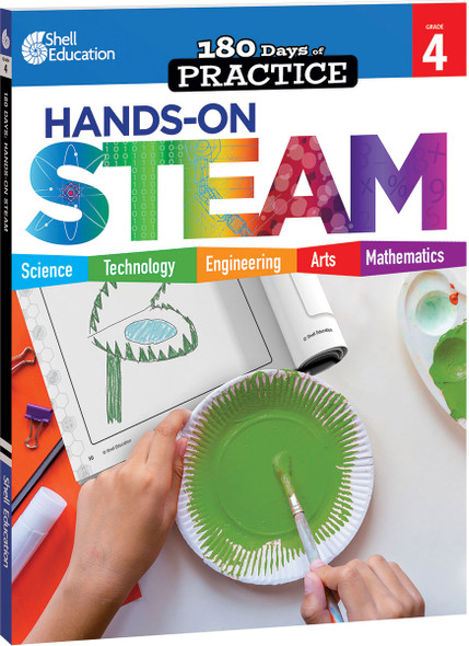 180 Days: Hands-On STEAM for Grade 4, Practice, Assess, Diagnose (Paperback)