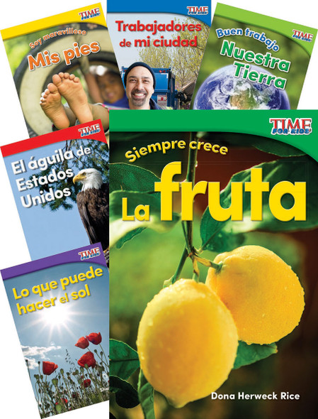 TIME FOR KIDS® Informational Text Grade K Spanish Readers Set 2 10-Book Set,  (Paperback) TIME FOR KIDS® Informational Text Grade K Spanish Readers Set 2 10-Book Set,  (Paperback)