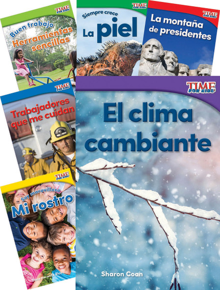 TIME FOR KIDS® Informational Text Grade K Spanish Readers Set 3 10-Book Set,  (Paperback) TIME FOR KIDS® Informational Text Grade K Spanish Readers Set 3 10-Book Set,  (Paperback)