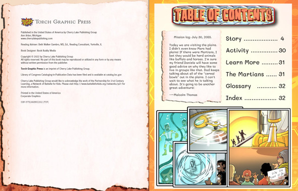 Malcom's Martians: The Meteor Shower, Seeking Shelter (Hardcover)