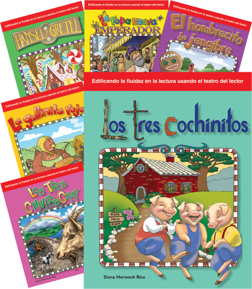 Children's Folk Tales and Fairy Tales 6-Book Spanish Set,  (Paperback)