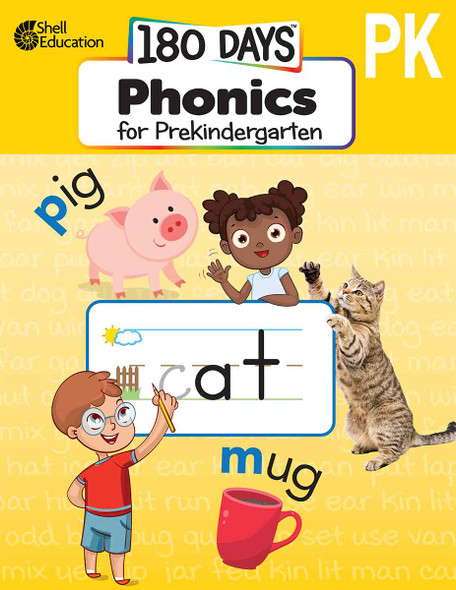 180 Days: Phonics for Prekindergarten, Practice, Assess, Diagnose (Paperback)