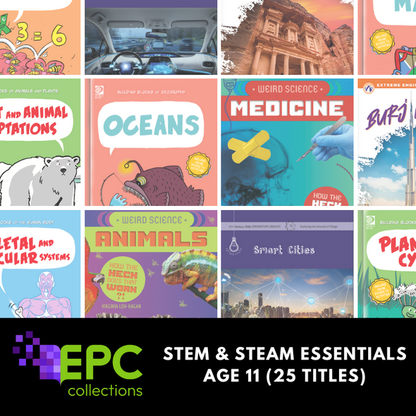STEM  & STEAM Essentials for International Classrooms - Age 11 (25 Titles)