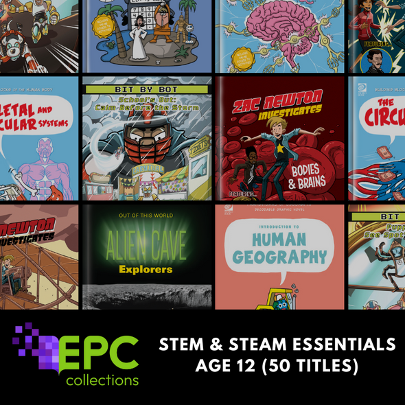 STEM  & STEAM Essentials for International Classrooms - Age 12 (50 Titles)