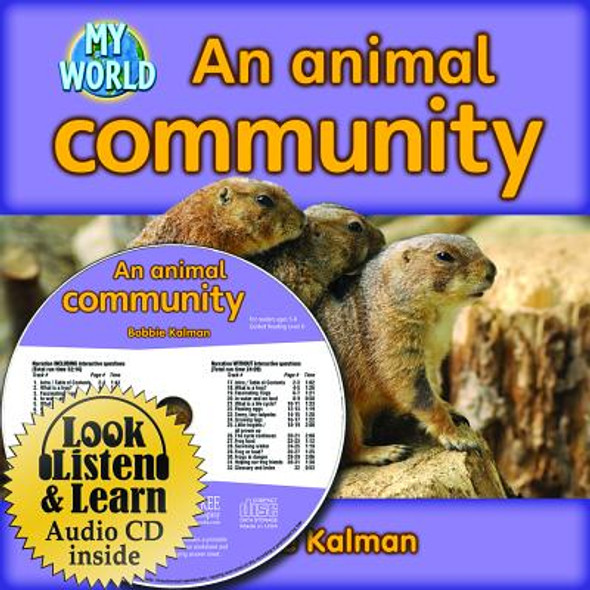 An Animal Community - CD + Hc Book - Package (Hardcover)