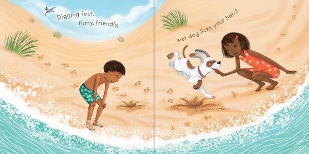 Sandy Feet! Whose Feet? (Hardcover)
