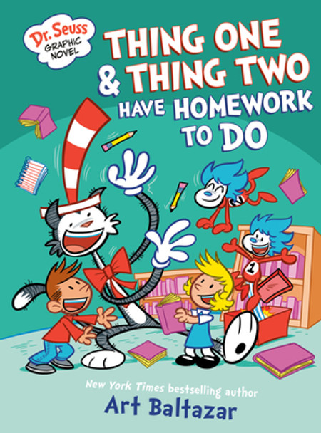 Dr. Seuss Graphic Novel: Thing One and Thing Two Have Homework to Do: A Cat in the Hat Story (Hardcover)