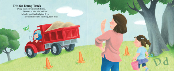 D is for Dump Truck: A Construction Alphabet (Hardcover)