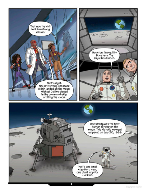 Returning to the Moon: A Max Axiom Super Scientist Adventure (Hardcover)
