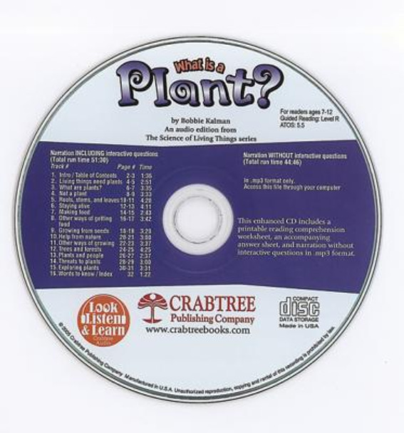Package - What Is a Plant? - CD + Hc Book (Library Binding)