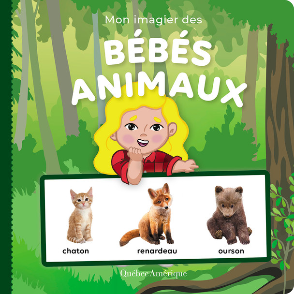 Mon imagier des bébés animaux (Board book)
