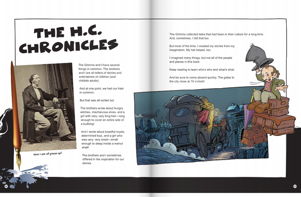 The Adventures of Young H. C. Andersen and the Brothers Grimm (Hardcover)