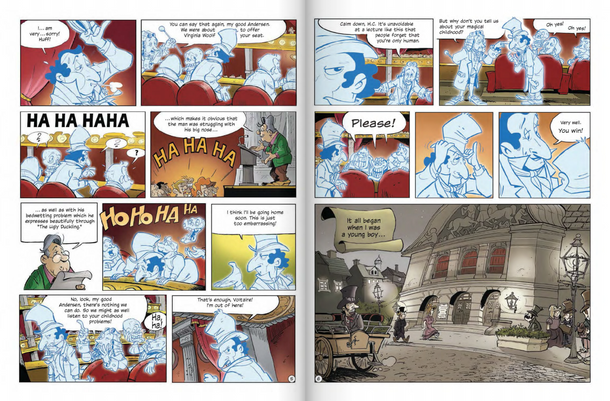 The Adventures of Young H.C. Andersen and the Magic Hat (Hardcover)