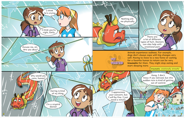 Magical Pet Vet: Sad and Laggin' Dragon (Hardcover)