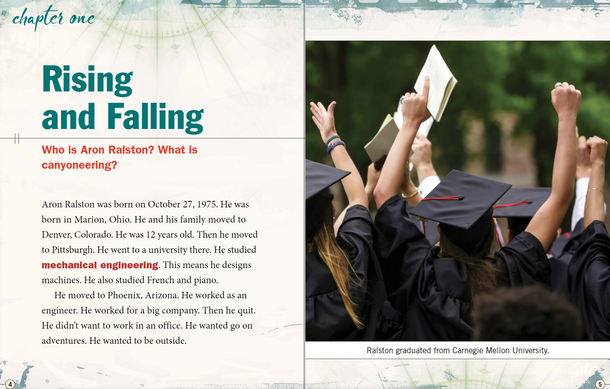 True Survival: Aron Ralston Trapped in the Desert (Hardcover)