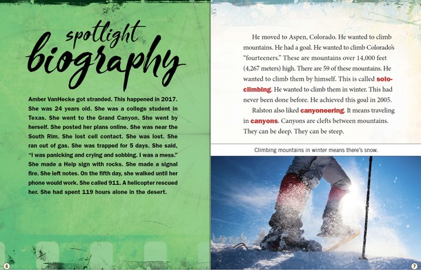 True Survival: Aron Ralston Trapped in the Desert (Hardcover)