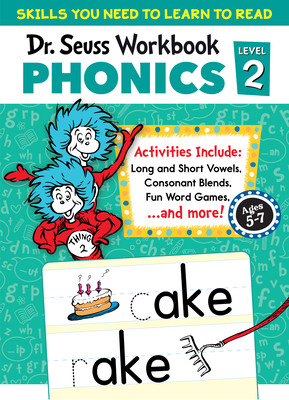Dr. Seuss Phonics Level 2 Workbook: A Phonics Workbook to Help Kids Ages 5-7 Learn to Read (for Kindergarten and 1stgrade) (Paperback)