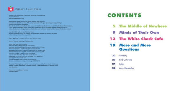 Marvelous Migrations: Great White Shark Migration (Hardcover)