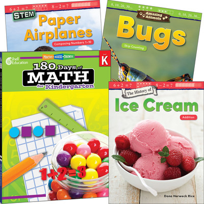 Learn-At-Home: Explore Math Bundle Grade K: 4-Book Set (Hardcover)