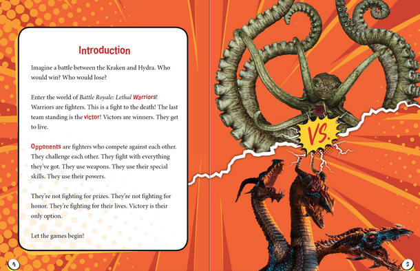 Battle Royale Lethal Warriors: Kraken vs. Hydra (Paperback)