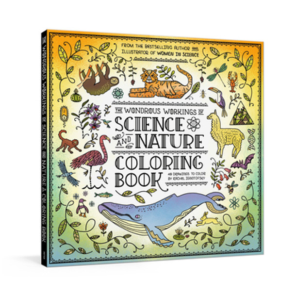 The Wondrous Workings of Science and Nature Coloring Book: 40 Line Drawings to Color (Paperback)