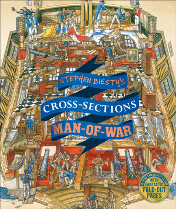 Stephen Biesty's Cross-Sections Man-Of-War (Hardcover)