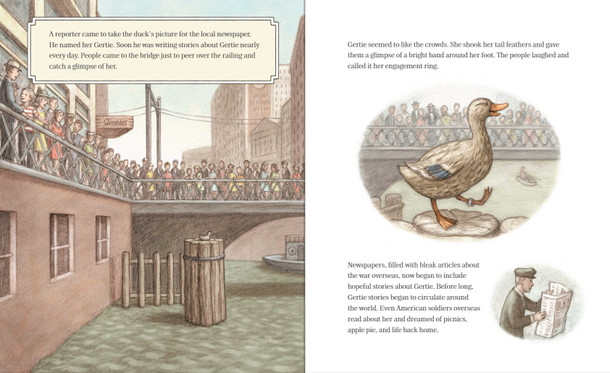 Gertie, The Darling Duck of WWII (Hardcover)