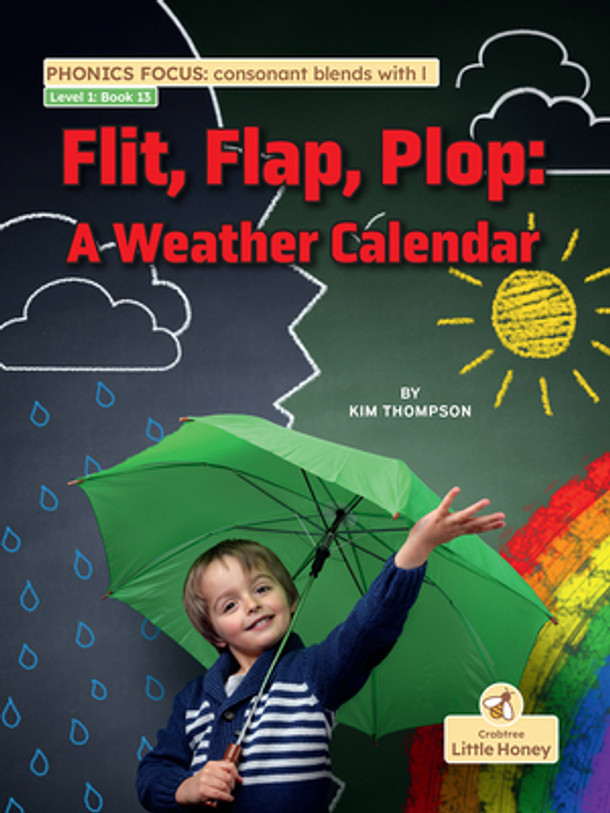Flit, Flap, Plop: A Weather Calendar (Hardcover)