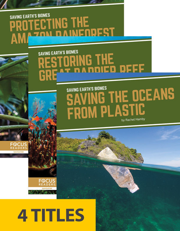 Saving Earth's Biomes - Set of 4 (Paperback)