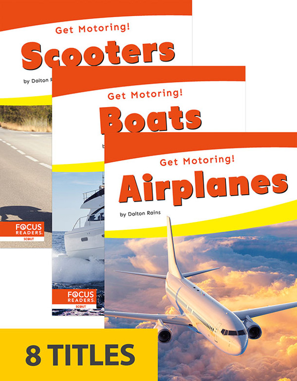 Get Motoring! - Set of 8 (Hardcover)