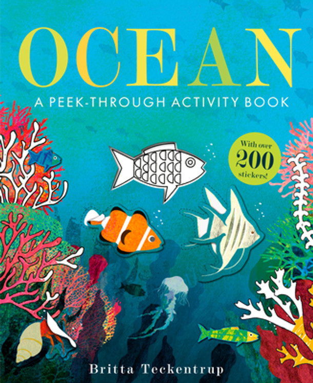 Ocean: A Peek-Through Activity Book: With Over 200 Stickers (Paperback)