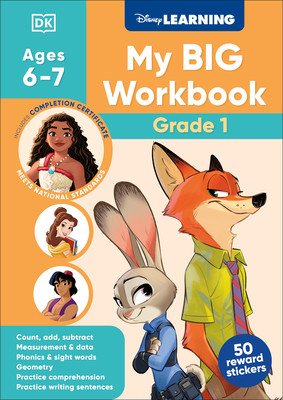 Disney Learning Big Workbook Grade 1 (Paperback)