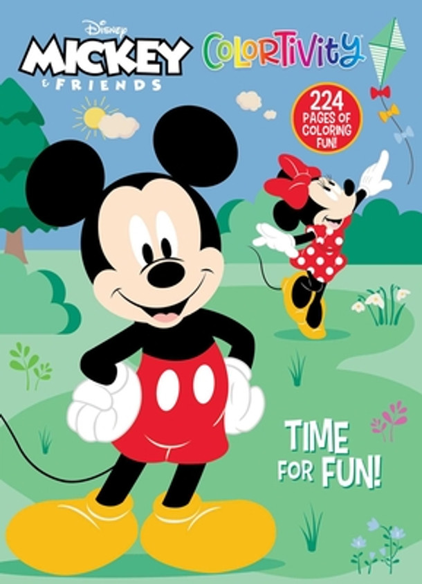 Disney Mickey & Friends: Time for Fun!: Colortivity (Paperback)