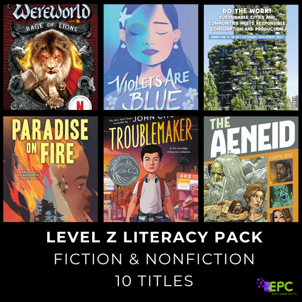 Level Z Literacy Fiction/Nonfiction Pack (10 Titles)