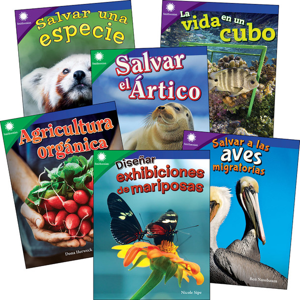 Smithsonian Informational Text: Animals & Ecosystems Spanish Grades 4-5: 6-Book Set,  (Multi-item Shrinkwrapped)