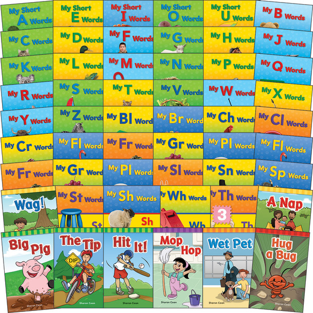 Phonics Grades PreK-K: 50-Book Set,  (Multi-item Shrinkwrapped)