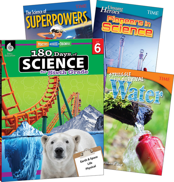 Learn-at-Home: Science Bundle Grade 6: 4-Book Set,  (Multi-item Shrinkwrapped)