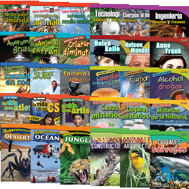 TIME FOR KIDS® Informational Text Grade 4 Spanish Readers 30-Book Set,  (Paperback)