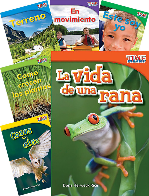 TIME FOR KIDS® Informational Text Grade 1 Spanish Readers Set 1 10-Book Set,  (Paperback)