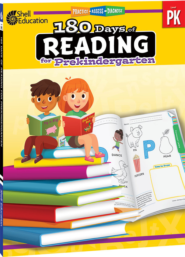 180 Days: Reading for Prekindergarten, Practice, Assess, Diagnose (Paperback) 180 Days: Reading for Prekindergarten, Practice, Assess, Diagnose (Paperback)
