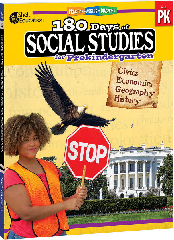 180 Days: Social Studies for Prekindergarten, Practice, Assess, Diagnose (Paperback)