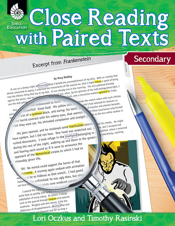 Close Reading with Paired Texts Secondary, Engaging Lessons to Improve Comprehension (Paperback)